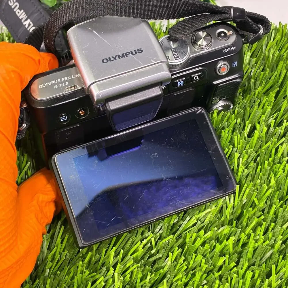 Olympus PEN Lite E-PL3 Mirrorless Digital Camera with Accessories